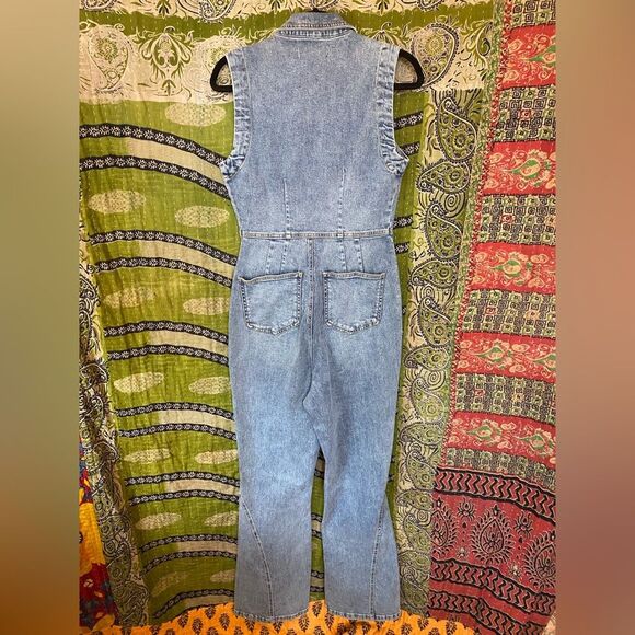 NWOT Free People Cielo CRVY Ring The Alarm One-Piece Jumpsuit Size Small - Picture 8 of 16